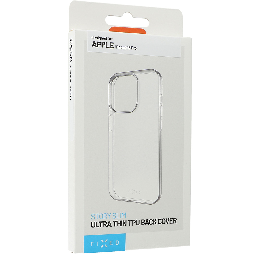 Etui przezroczyste FIXED TPU Skin do Apple iPhone 16 Pro, przezroczyste